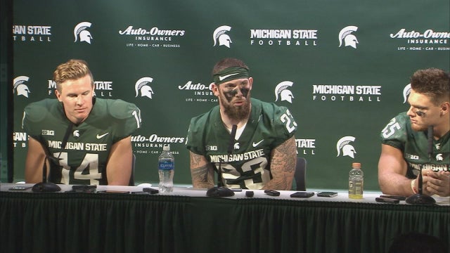 WATCH: Dantonio, Lewerke, Frey & Bachie after 35-10 win over Bowling Green