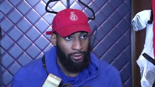 Pistons' Drummond leaves vs. Heat after being hit in face