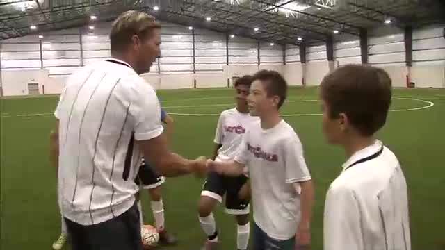 WATCH: German soccer heads to Michigan