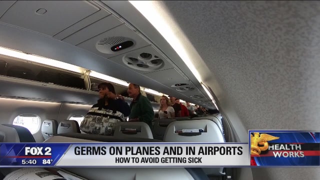 Airplanes are full of germs. Here's some tips on how to avoid getting sick