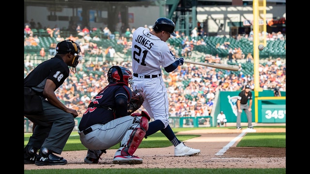 JaCoby Jones' 2-run HR lifts Tigers to 2-1 win over Indians