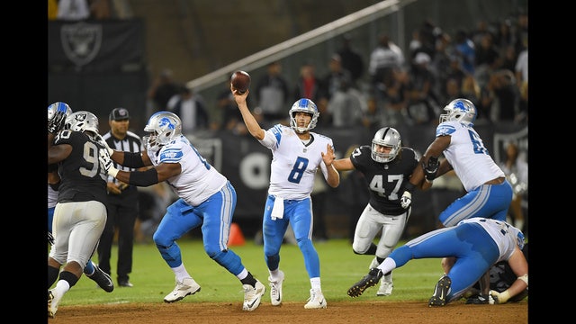 Raiders beat Lions 16-10 in first preseason game