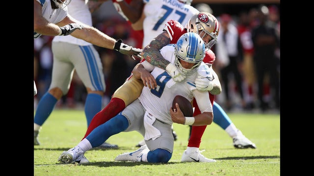 49ers hang on to beat Lions 30-27