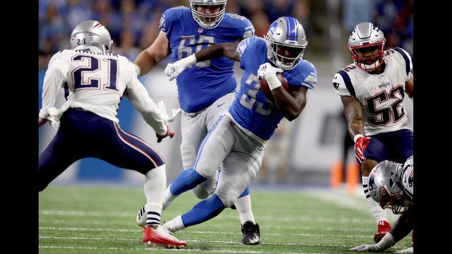 A rushing barrier finally falls for Lions against Patriots