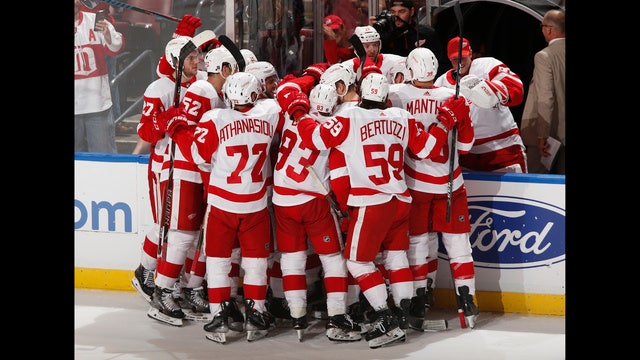 Nyquist scores winner in OT, Red Wings beat Panthers 4-3