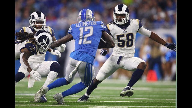 Lions put Ellington, Washington on injured reserve