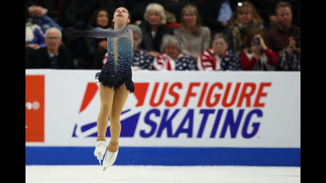 Liu takes women's title at nationals at age 13