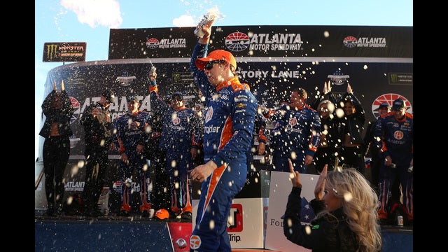 Michigan's Brad Keselowski shakes stomach bug to win at Atlanta