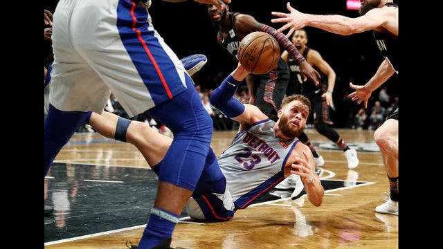 Nets rout Pistons 103-75 to move into No. 6 spot in East