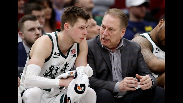 MSU is #2 seed in East, Michigan #2 seed in West, both head to Des Moines