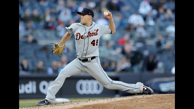 Tigers' Boyd carves up Yankees, win 2-1