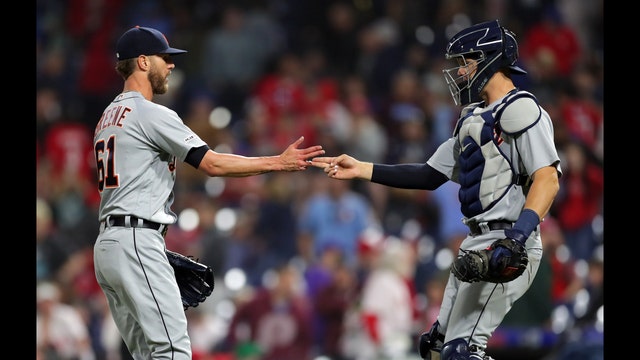 Cabrera, Goodrum help lift Tigers past Phillies 3-1