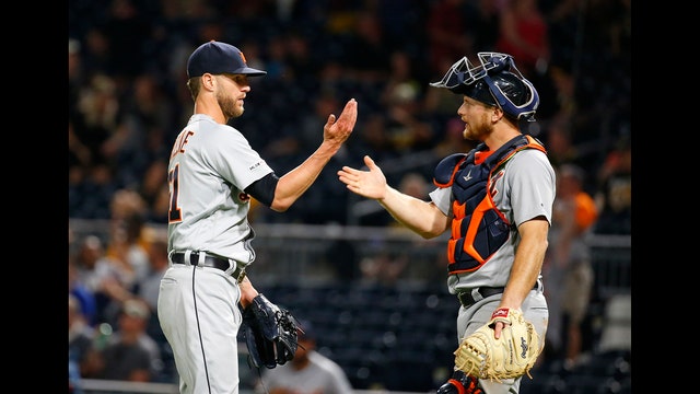 Tigers slip by sloppy Pirates 5-4, snap 4-game losing streak