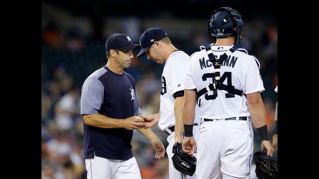 After eventful day, Tigers fall 7-3 to Twins
