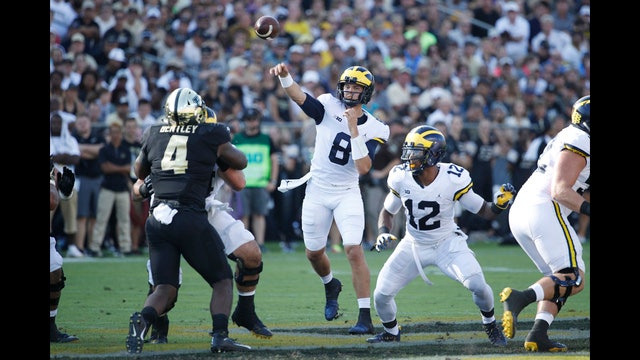O'Korn, defense help No. 8 Michigan rally past Purdue, 28-10