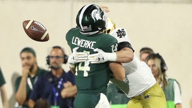 WATCH: Dantonio, Lewerke & Allen after loss to Notre Dame
