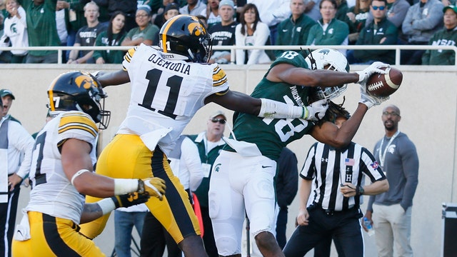 WATCH: Lewerke, Davis, Frey & Dantonio after 17-10 win over Iowa