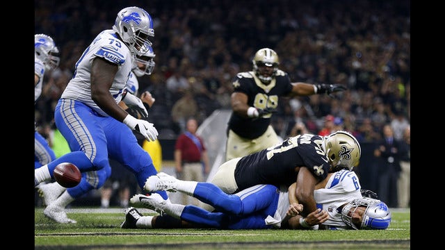 Saints' big-play defense fuels wild 52-38 win over Lions