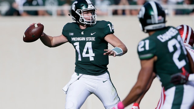 WATCH: No. 18 Michigan State comes through late, beats Indiana 17-9