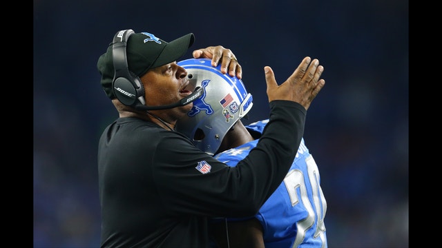 Lions coach Jim Caldwell can relate to Hue Jackson's plight