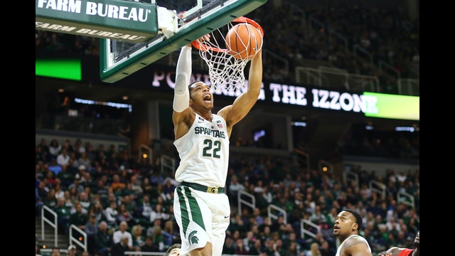 Bridges limps off court late in game for No 2 Michigan State