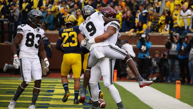 WATCH: Harbaugh, O'Korn & Gary after 31-20 loss to Ohio State