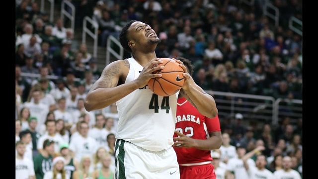 No. 3 Michigan St beats Nebraska 86-57 for 6th straight rout