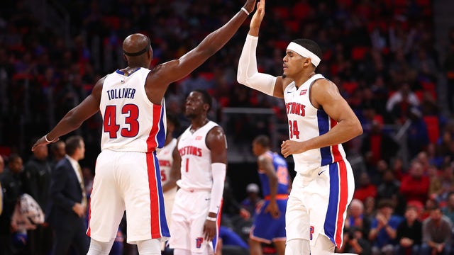 WATCH: SVG, Drummond & Tolliver after 104-101 win over Knicks