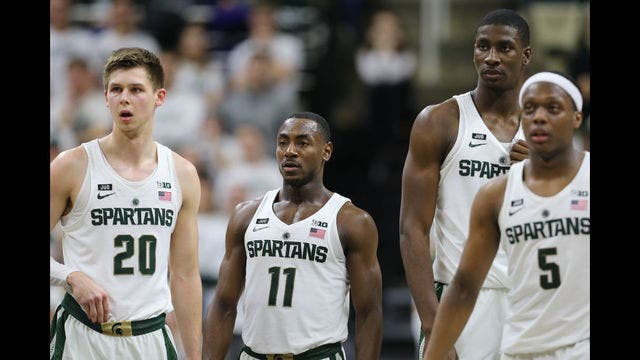 No. 2 Michigan State has shot to seal share of Big Ten title