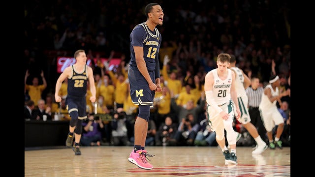 Michigan ends top-seeded Spartans' 13-game winning streak