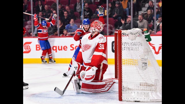 Red Wings get doubled up in Montreal, 4-2