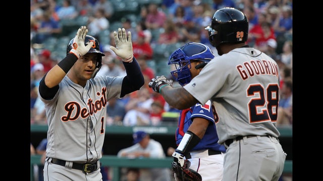 Tigers take Rangers 7-4
