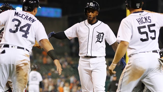 WATCH: Goodrum's 2 homers lift Tigers over Indians 6-3
