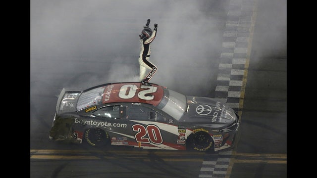 Michigan native Erik Jones gets 1st Cup win in crash-filled race at Daytona