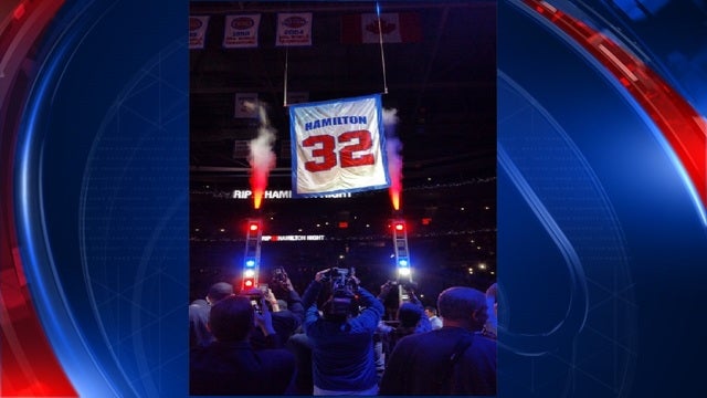 Emotional Hamilton Back At Palace As Pistons Retire No. 32