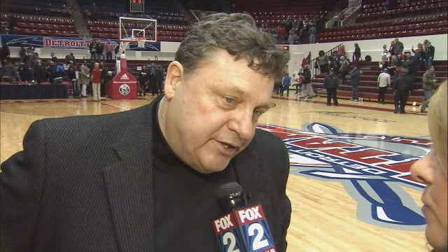 WATCH: Hammond with Kampe, Alexander, Walker & Nunn after Oakland's win over UDM