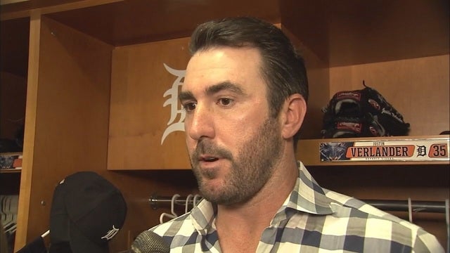 Verlander's pitching, Upton's slam lead Tigers past Astros