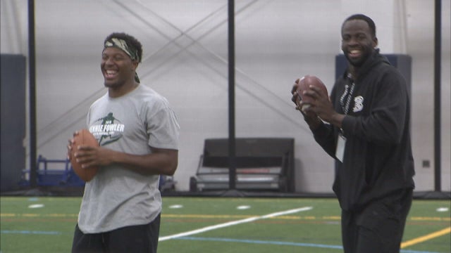 WATCH: Hammond visits Bennie Fowler's youth football camp