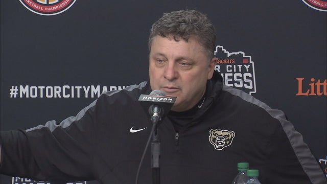 WATCH: Nunn hits late FTs, Oakland advances to Horizon League semis