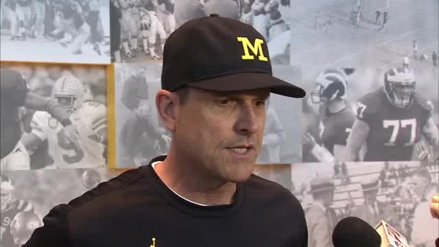 WATCH: Harbaugh 'I feel great about all aspects of the program' and more from spring practice