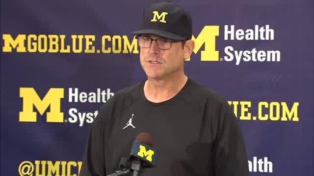 Harbaugh's 4th year at Michigan ends with 2 lopsided losses