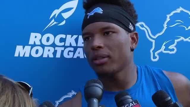 Lions practice against Giants