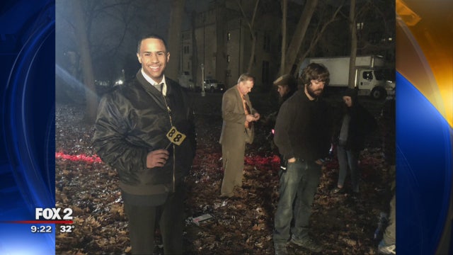 Josh Landon plays reporter in Eminem's latest music video