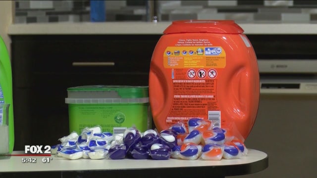 Laundry detergent packets are a growing threat to children