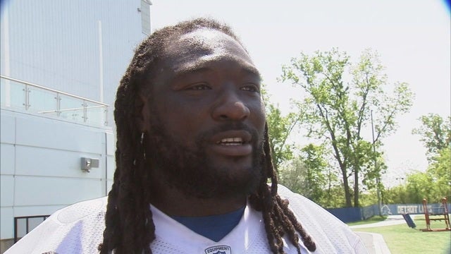 Lions RB Blount returns to practice day after leaving field