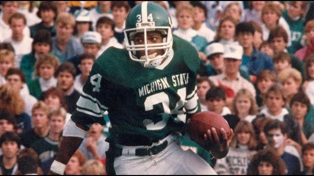 MSU running back Lorenzo White heads to College Football Hall of Fame