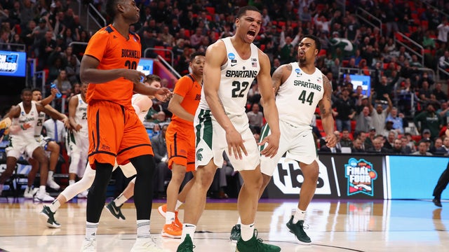 WATCH: Izzo, Bridges, Ward & Langford after 82-78 win over Bucknell in first round