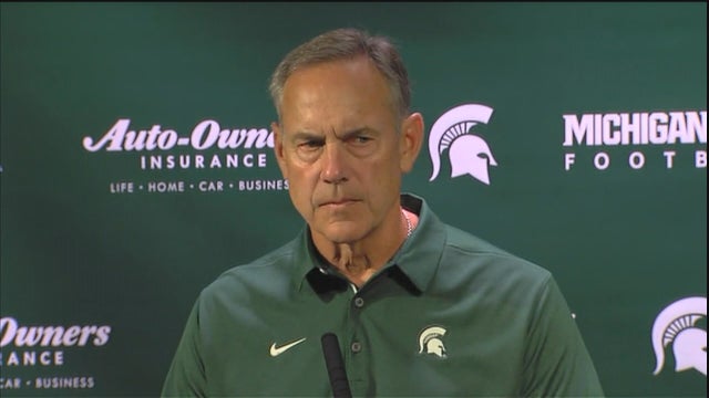 WATCH: Dantonio talks position battles & much more at MSU media day
