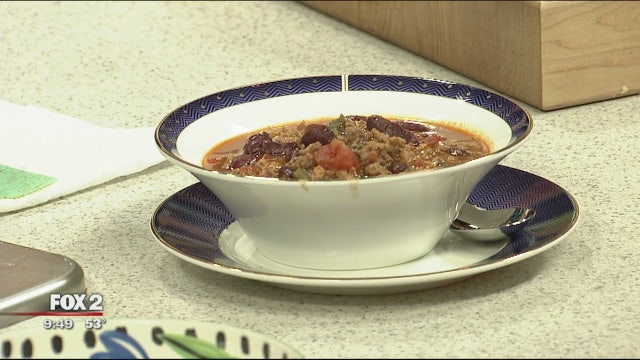 Meaty Man's Chili ahead of the MIU Men's Health event