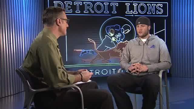 WATCH: Miller goes one on one with Matthew Stafford before Packers game